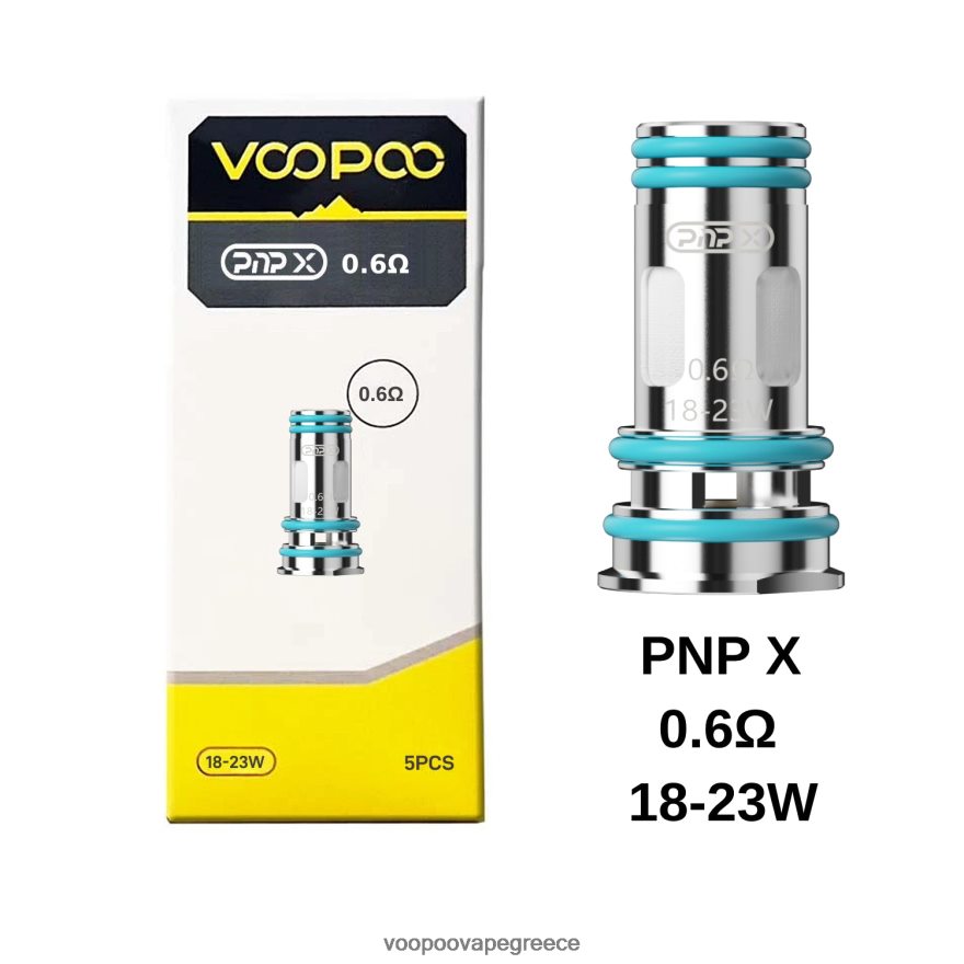 VOOPOO Argus Greece | VOOPOO PNP πηνία (5 τμχ) pnp x 0,6 ohm FHDL4Z608