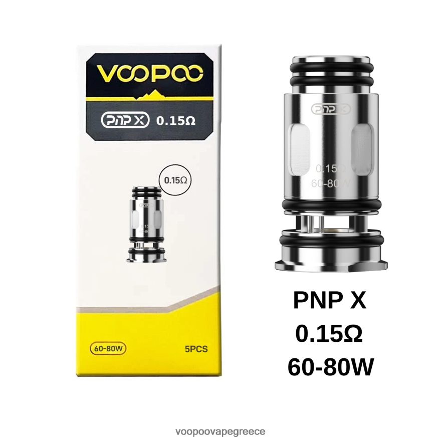VOOPOO Vape Kit Greece | VOOPOO PNP πηνία (5 τμχ) pnp x 0,15 ohm FHDL4Z605