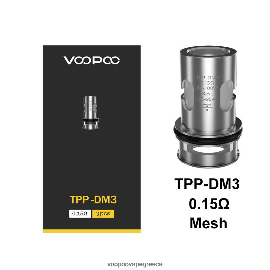 VOOPOO Vape Price | VOOPOO TPP πηνία (3 τμχ) tpp-dm3 FHDL4Z610
